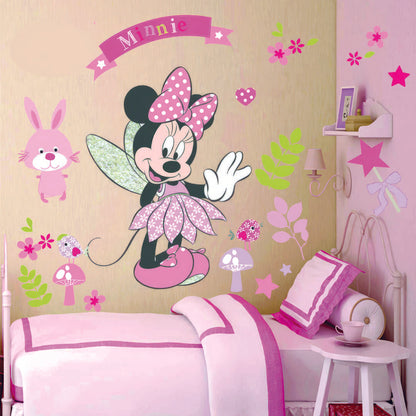 Adesivo de Parede Disney Minnie e Mickey Quarto do Bebê